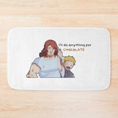 Anzu Honshino I Ll Do Anything For Chocolate Funny Bath Mat
