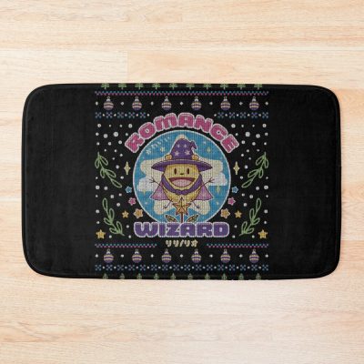 Romance Wizard Ugly Sweater Bath Mat