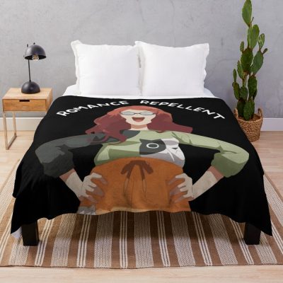 Anzu Romance Repellent Romantic Killer Throw Blanket
