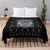 Romance Wizard Ugly Sweater Throw Blanket