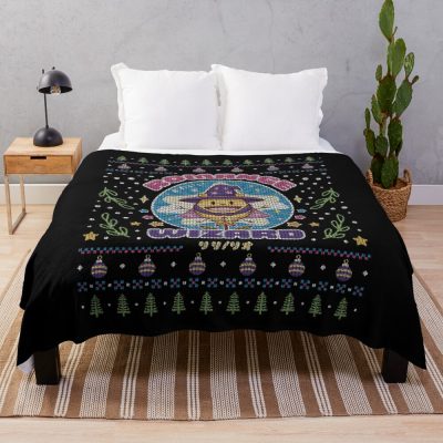 Romance Wizard Ugly Sweater Throw Blanket