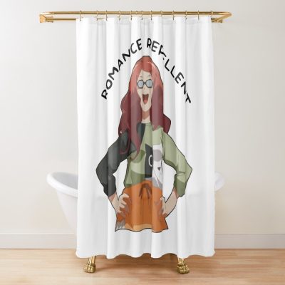 Anzu Romance Repellent Romantic Killer Shower Curtain
